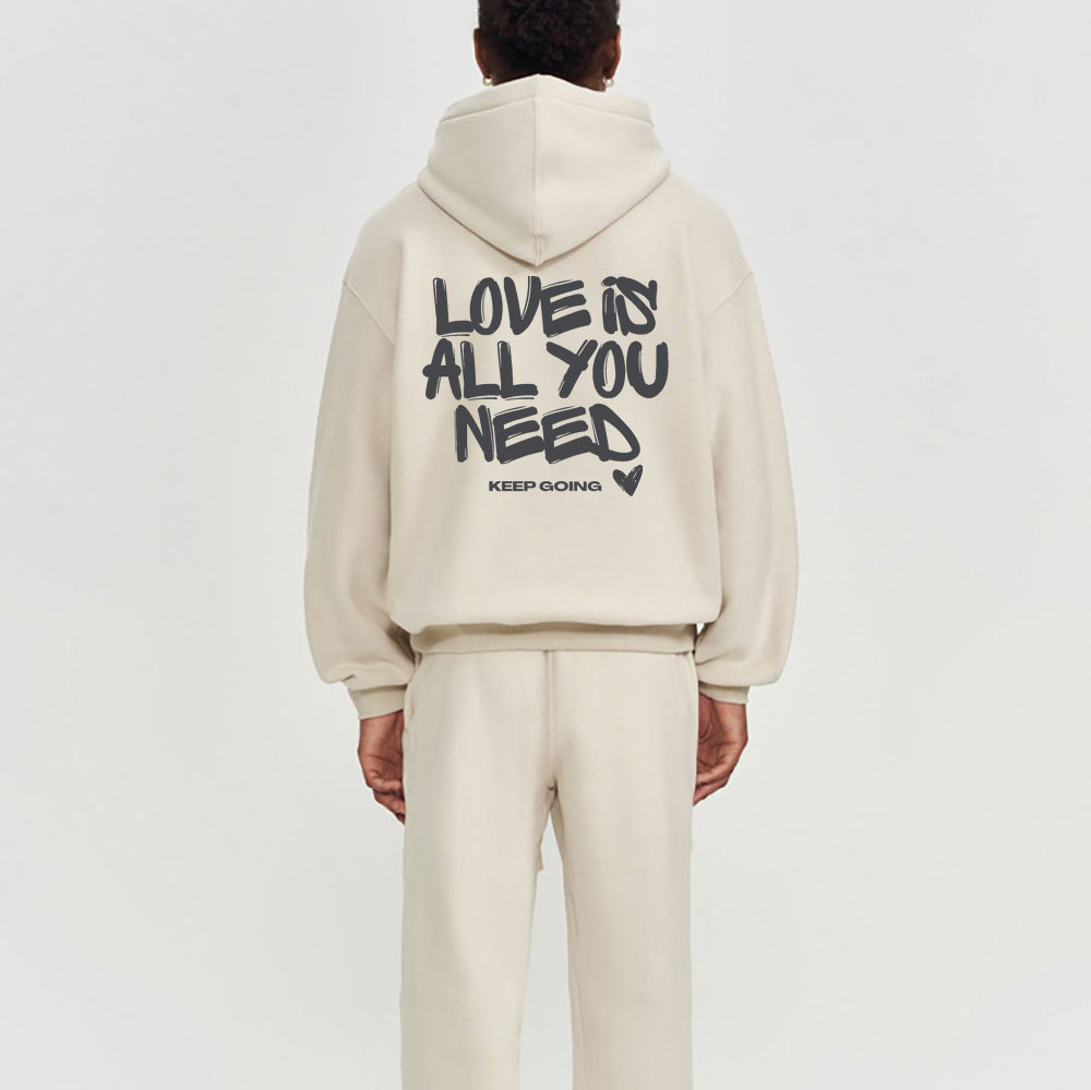 Love Is All You Need Christian Fleece Hoodie Set
