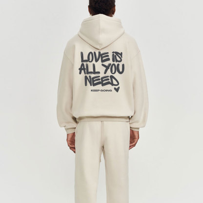 Love Is All You Need Christian Fleece Hoodie Set