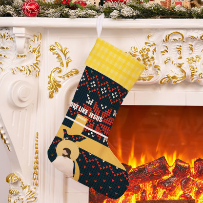 Love Like Jesus Christian Christmas Stockings