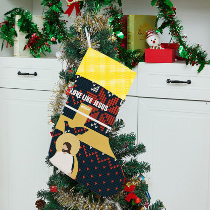 Love Like Jesus Christian Christmas Stockings