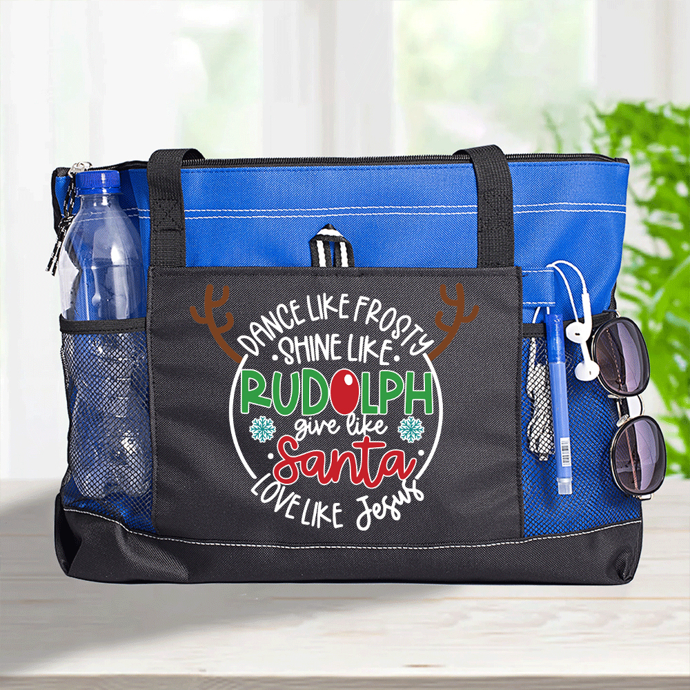 Love Like Jesus Christian Christmas Tote Bag