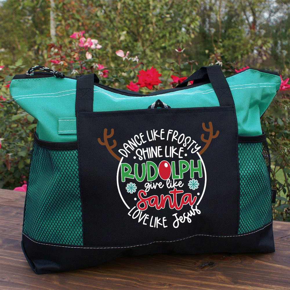 Love Like Jesus Christian Christmas Tote Bag