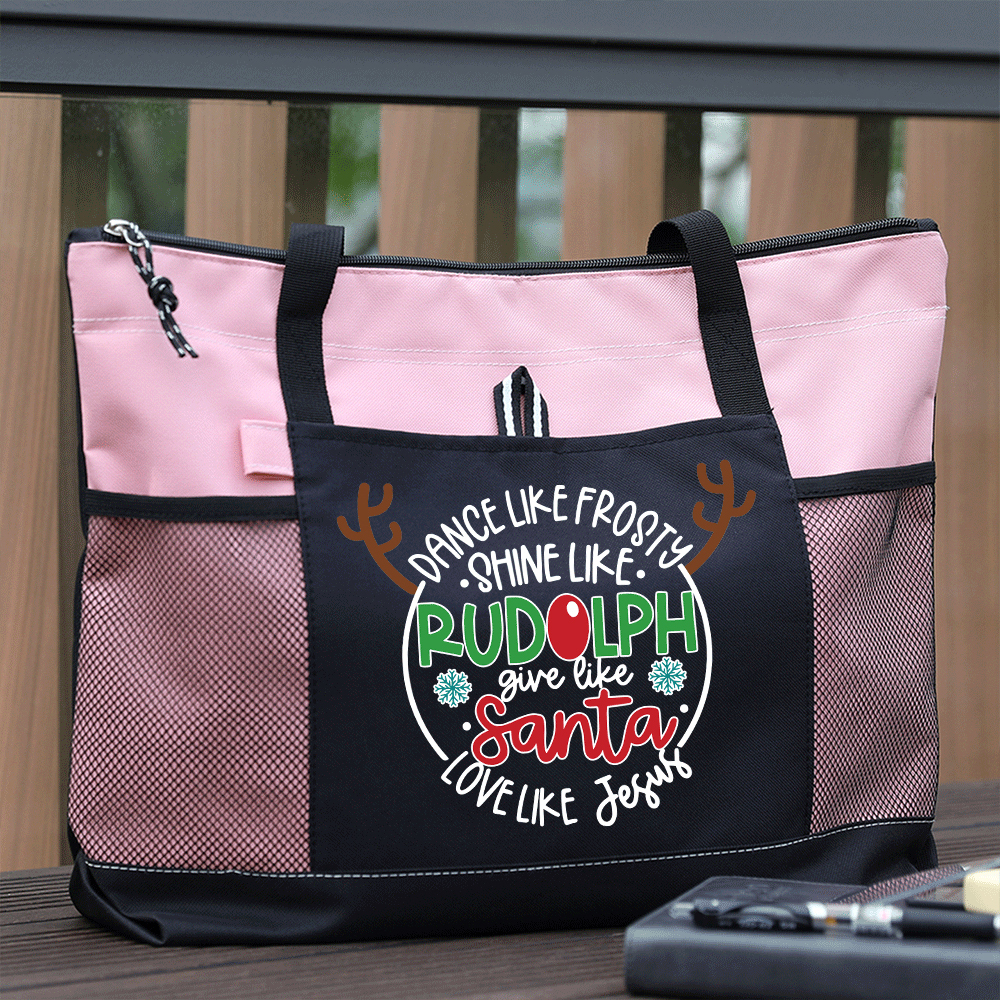 Love Like Jesus Christian Christmas Tote Bag