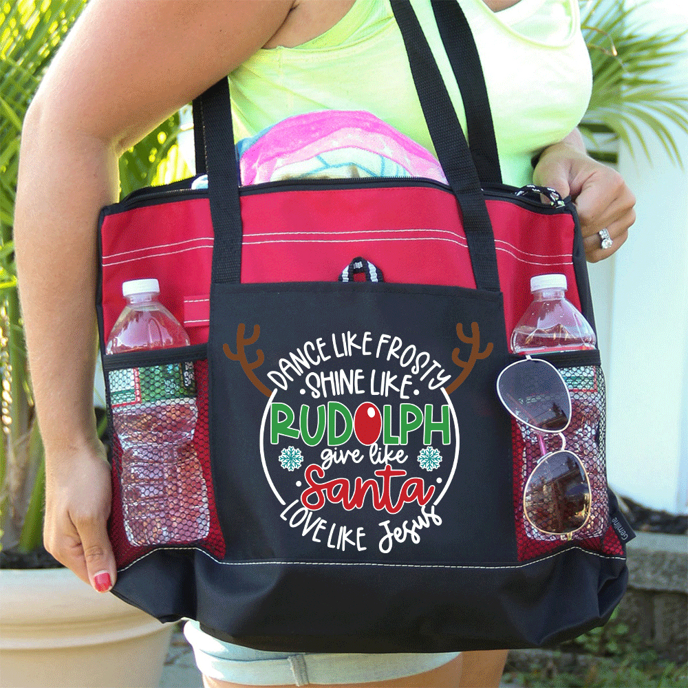 Love Like Jesus Christian Christmas Tote Bag