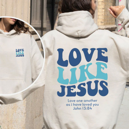 Love Like Jesus Christian Fleece Hoodie Set