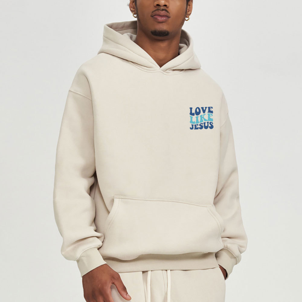 Love Like Jesus Christian Fleece Hoodie Set