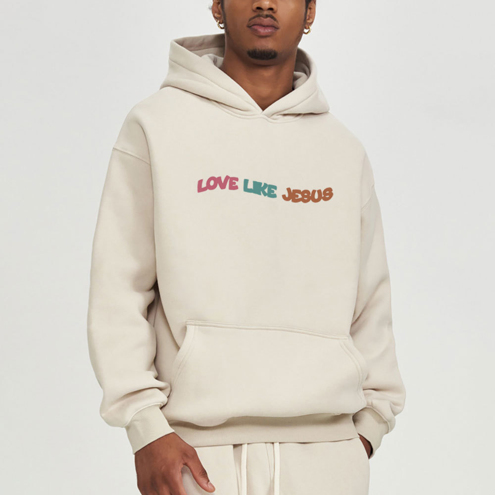 Love Like Jesus Christian Fleece Hoodie Set