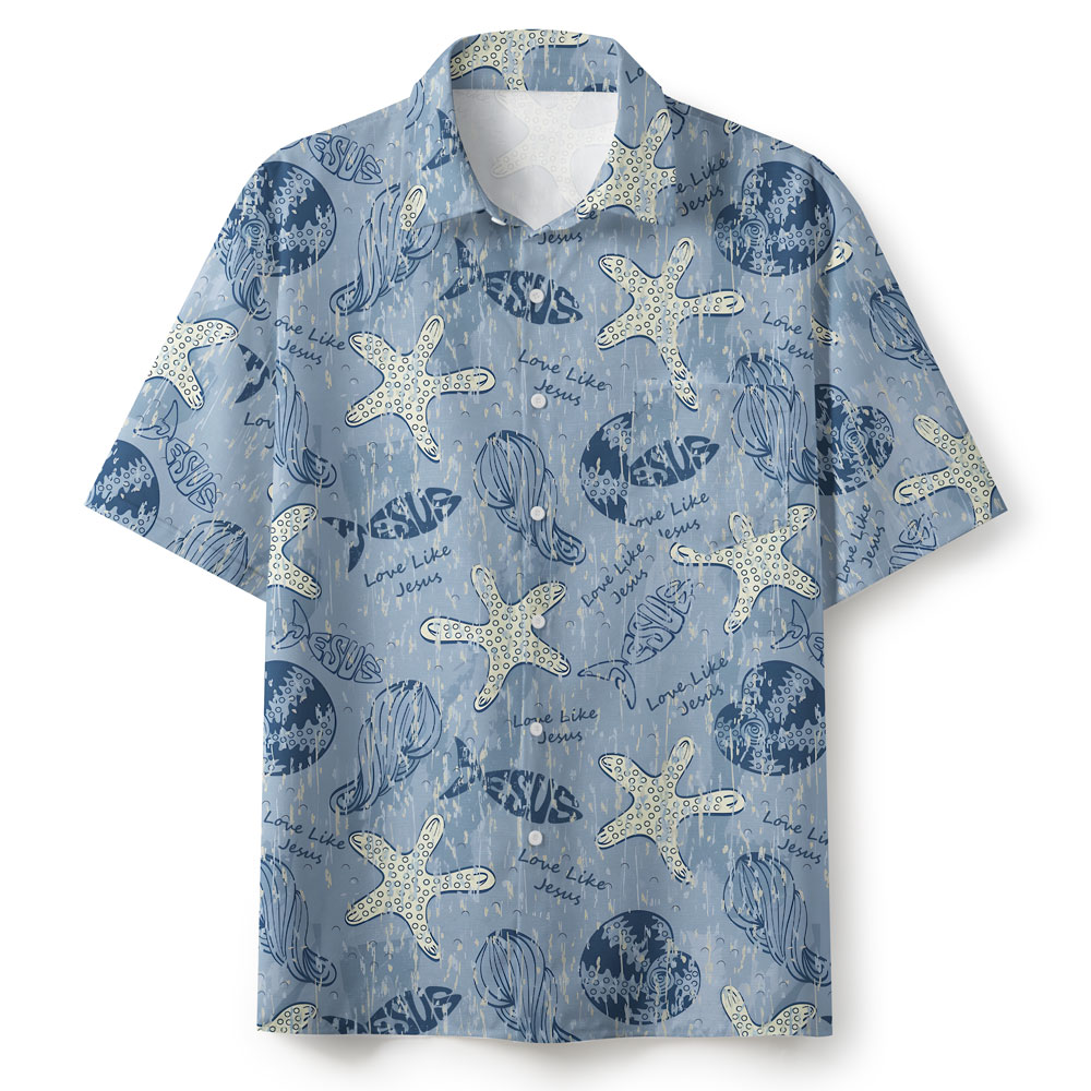 Frist Of All I'm God Pieces Christian Hawaiian Shirt Sale - GuidingCross