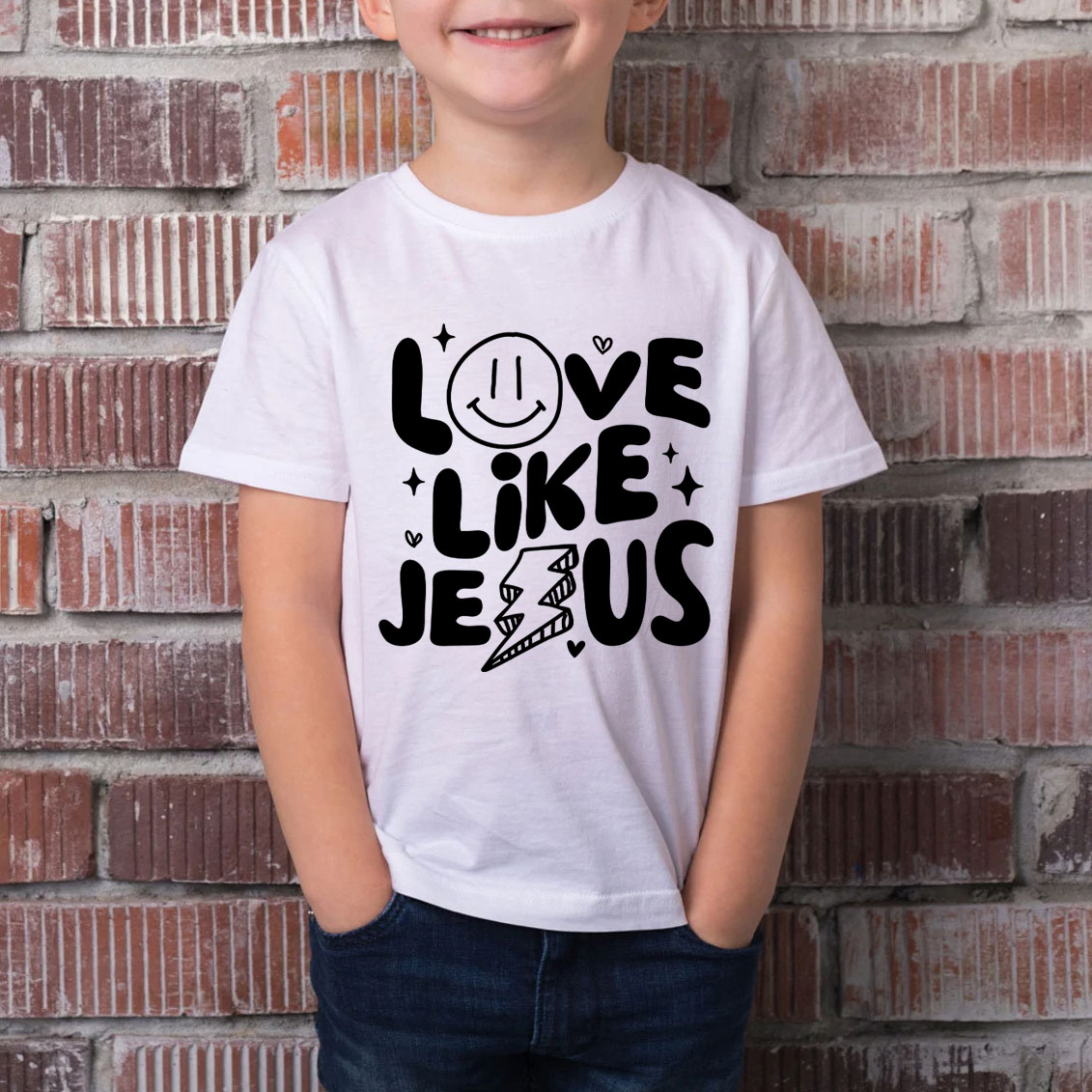 Love Like Jesus Christian Kid T-Shirt