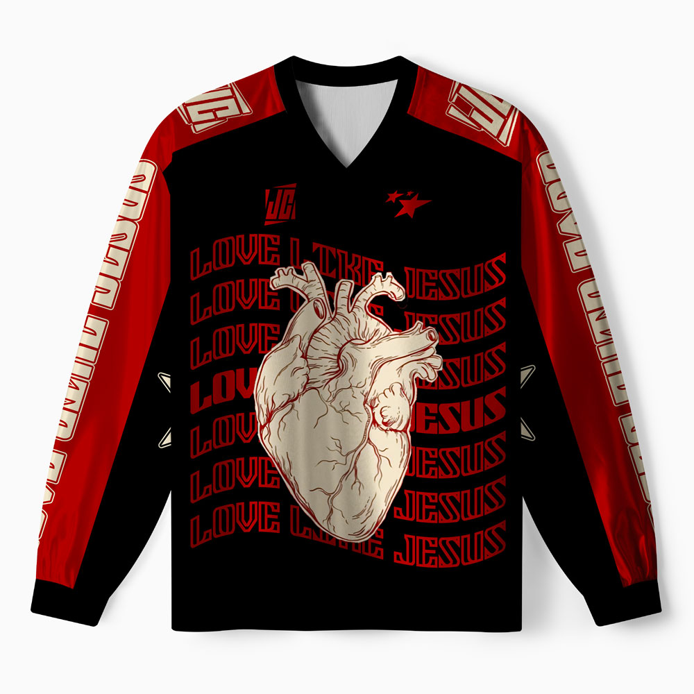 Love Like Jesus Christian Long Sleeve Jersey