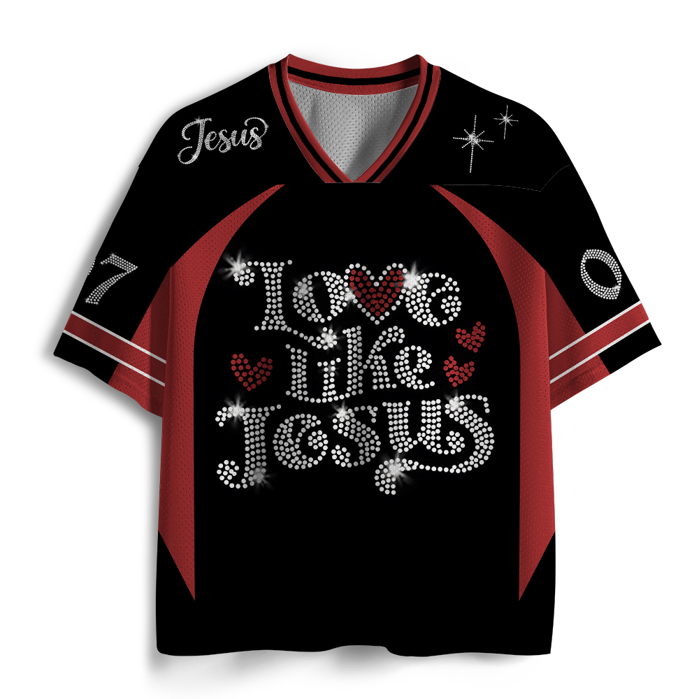 Love Like Jesus Christian Mesh Jersey