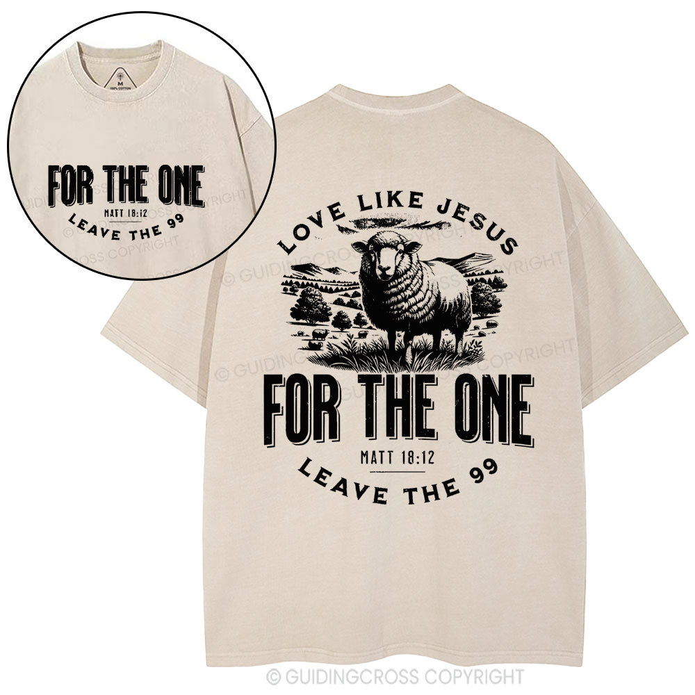 Love Like Jesus Christian Washed T-Shirt