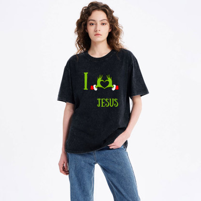 Love Like Jesus Christian Washed T-Shirt