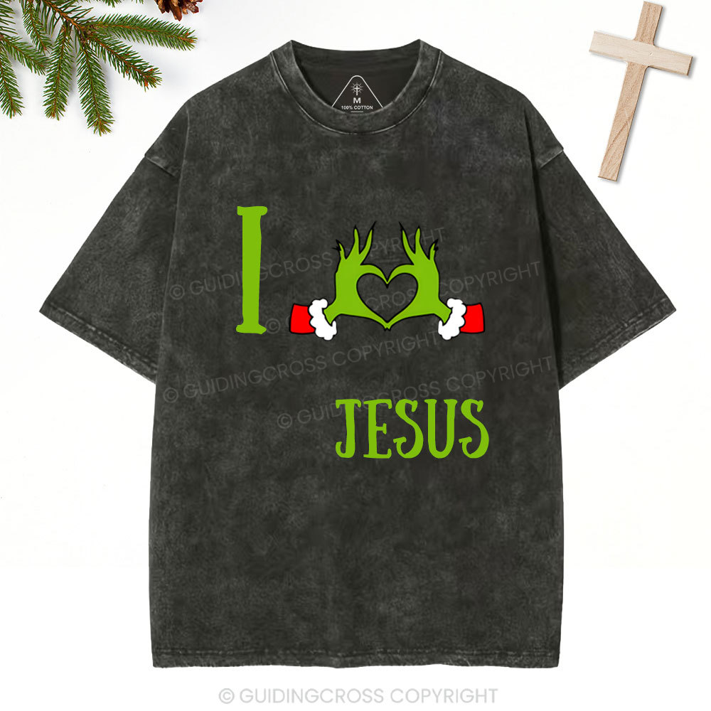 Love Like Jesus Christian Washed T-Shirt