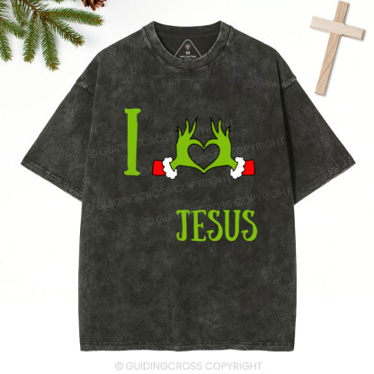 Love Like Jesus Christian Washed T-Shirt