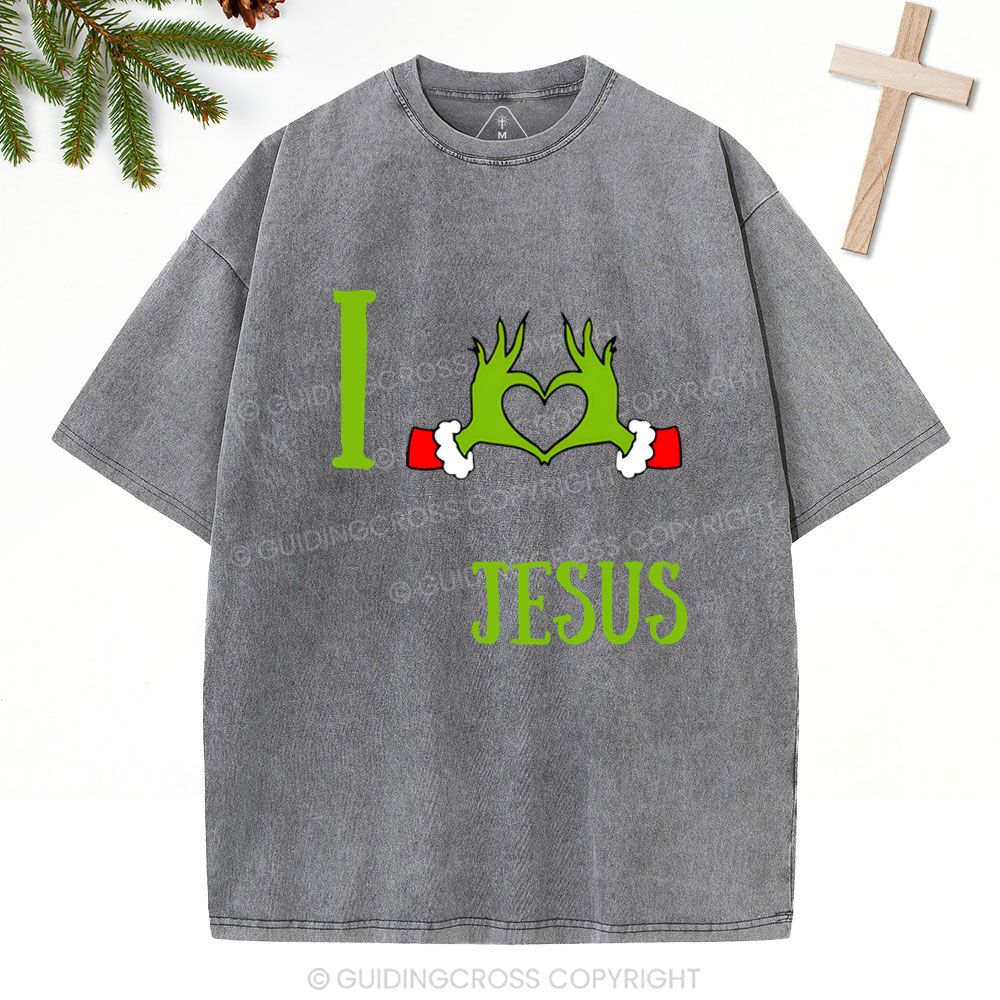 Love Like Jesus Christian Washed T-Shirt