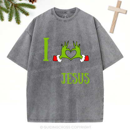 Love Like Jesus Christian Washed T-Shirt