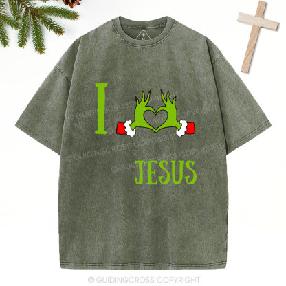 Love Like Jesus Christian Washed T-Shirt