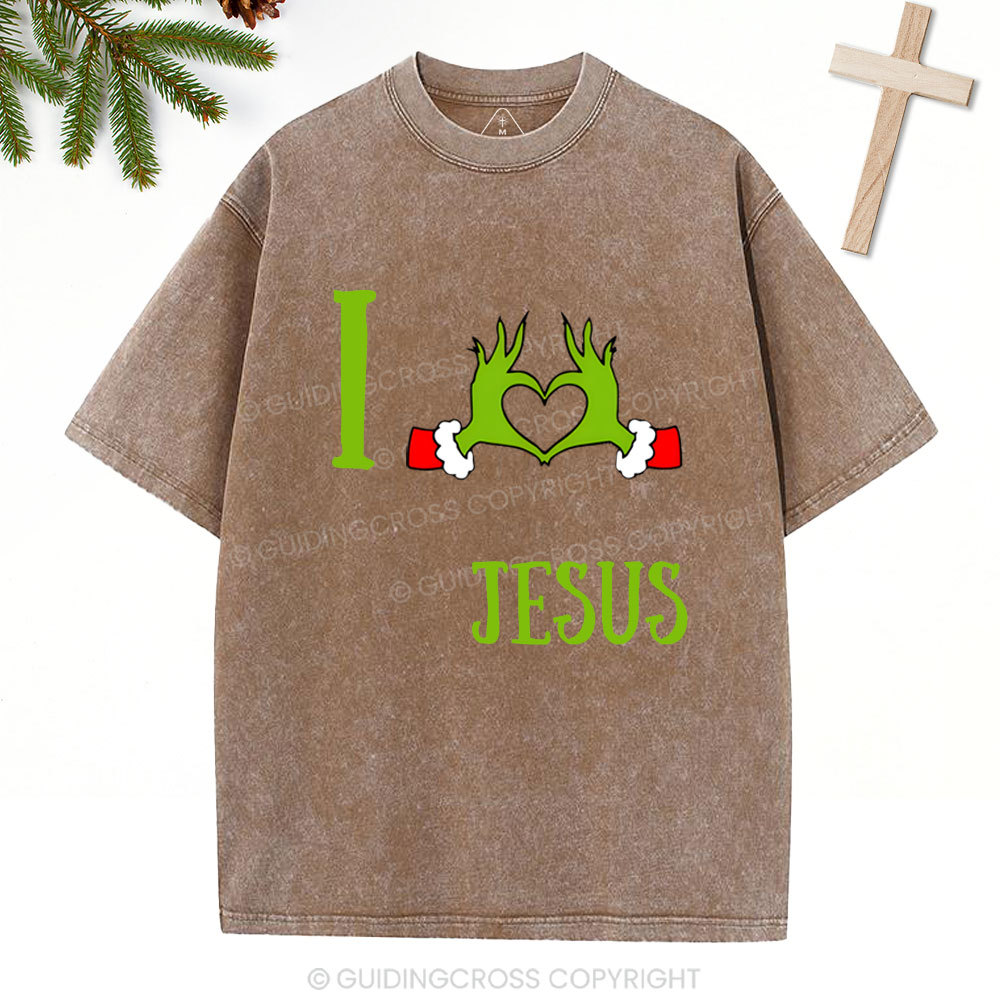 Love Like Jesus Christian Washed T-Shirt
