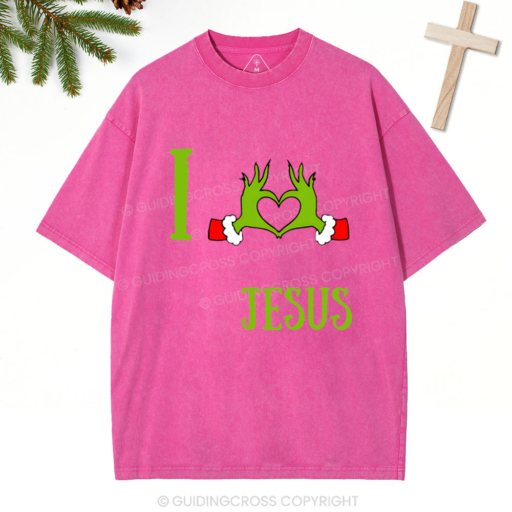 Love Like Jesus Christian Washed T-Shirt