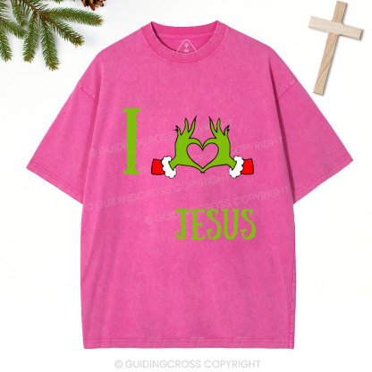 Love Like Jesus Christian Washed T-Shirt