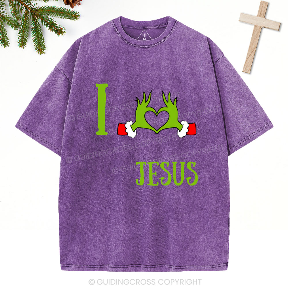 Love Like Jesus Christian Washed T-Shirt
