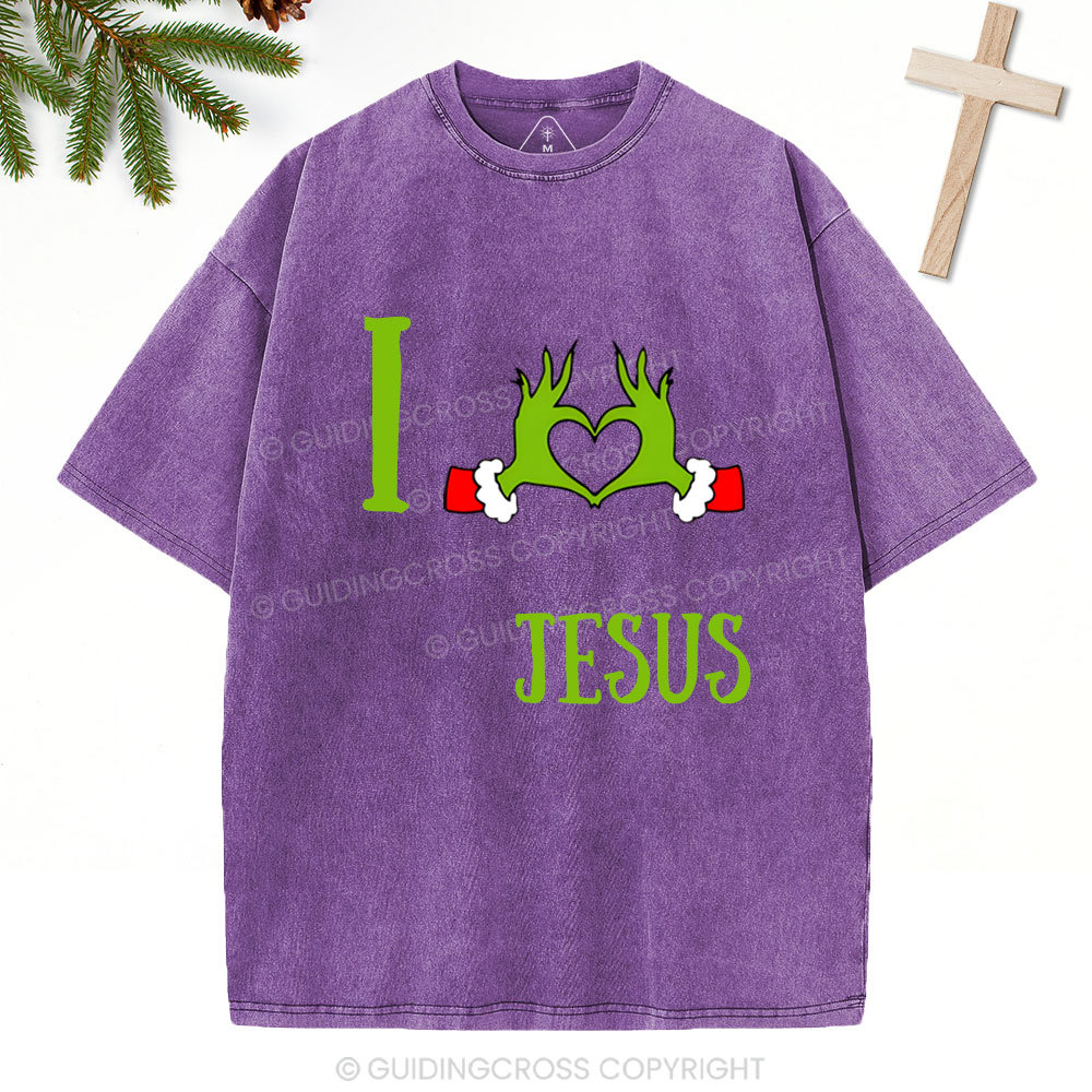 Love Like Jesus Christian Washed T-Shirt