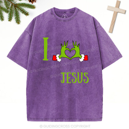 Love Like Jesus Christian Washed T-Shirt