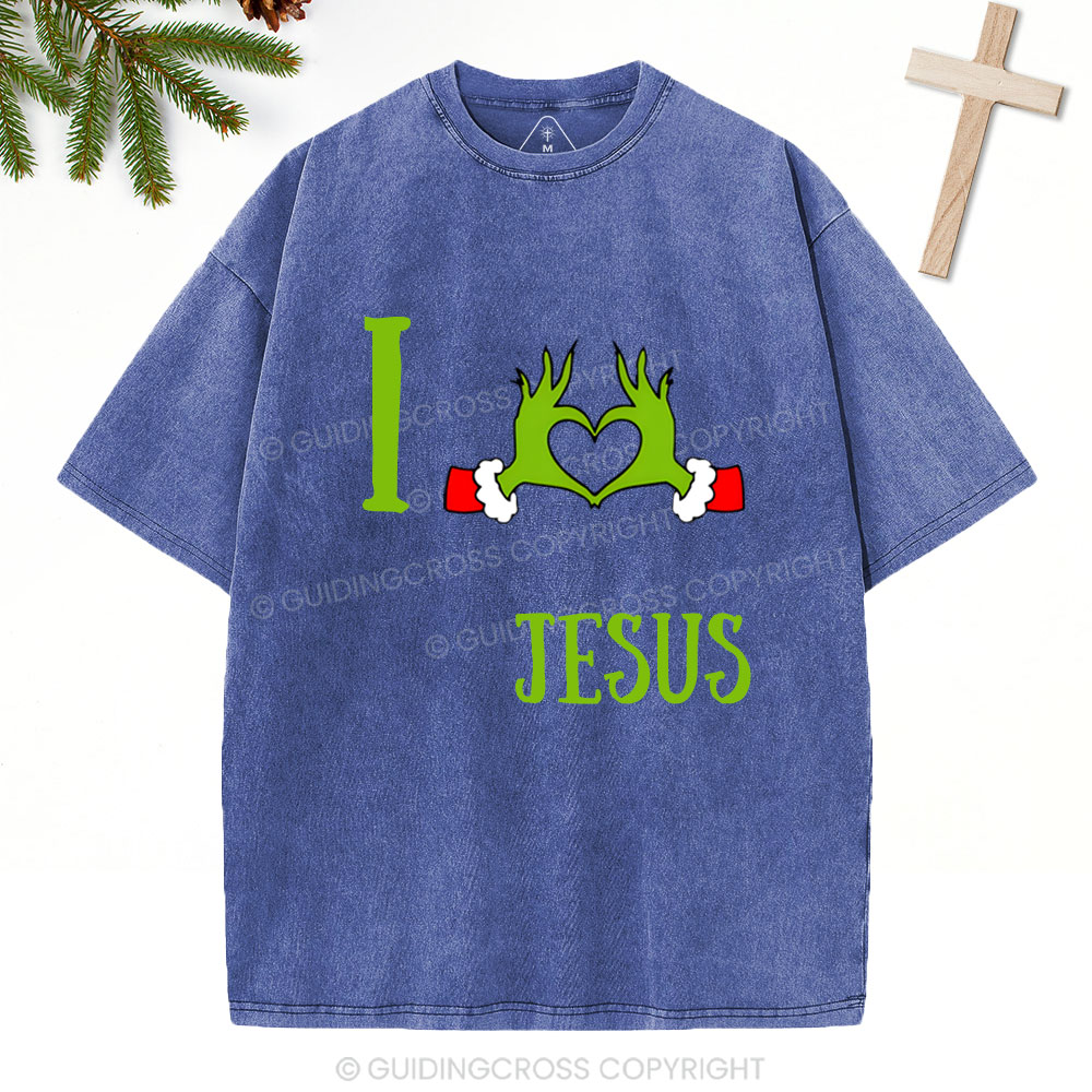 Love Like Jesus Christian Washed T-Shirt