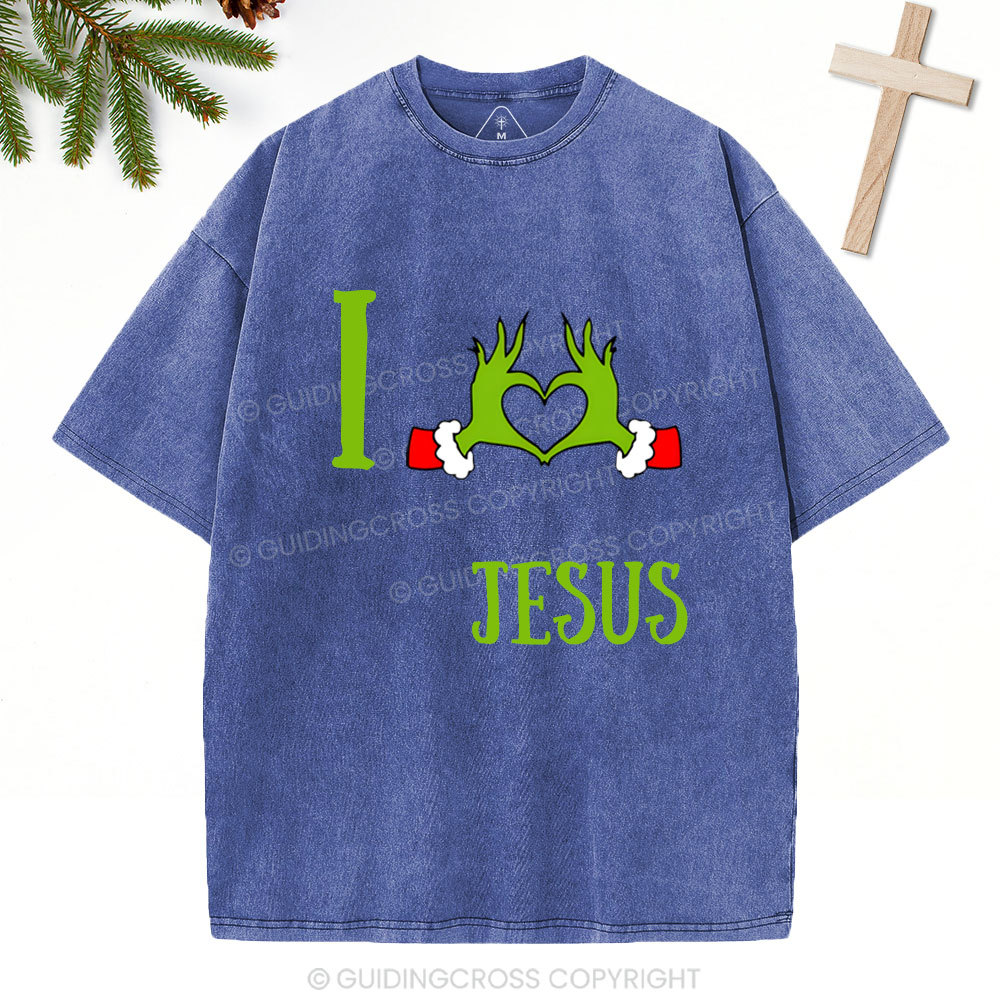 Love Like Jesus Christian Washed T-Shirt