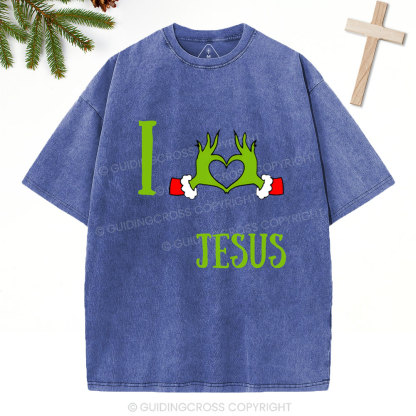 Love Like Jesus Christian Washed T-Shirt
