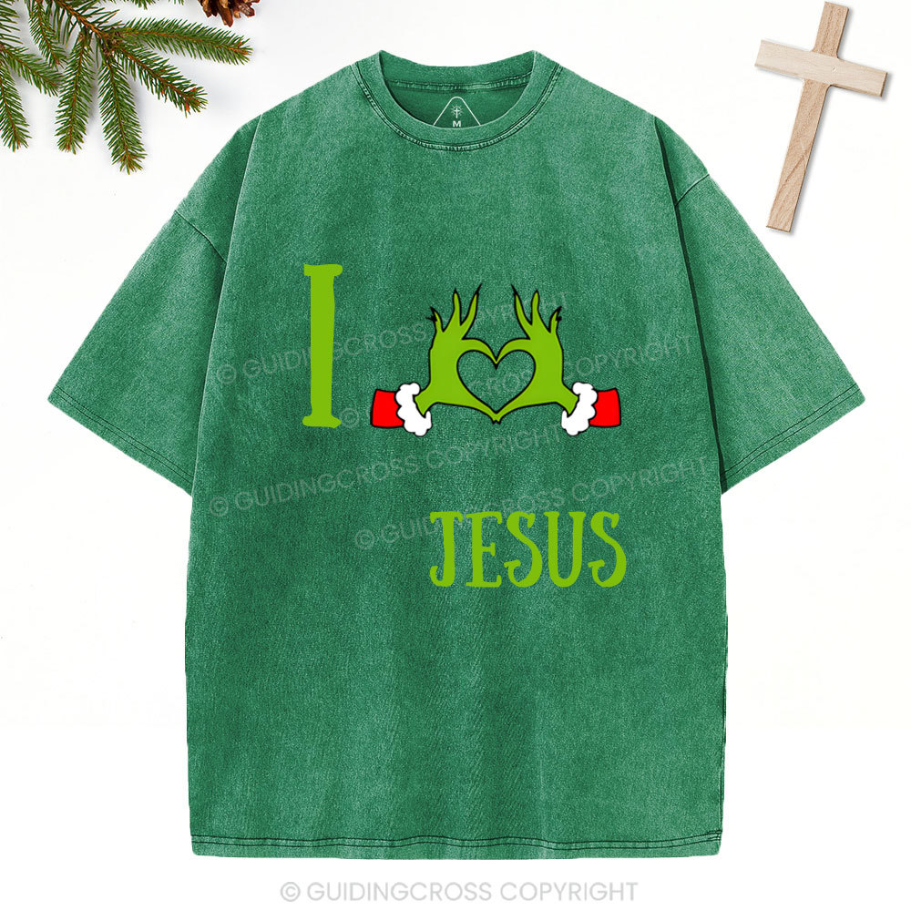Love Like Jesus Christian Washed T-Shirt