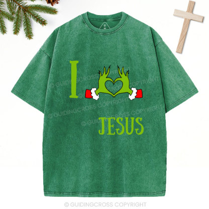 Love Like Jesus Christian Washed T-Shirt