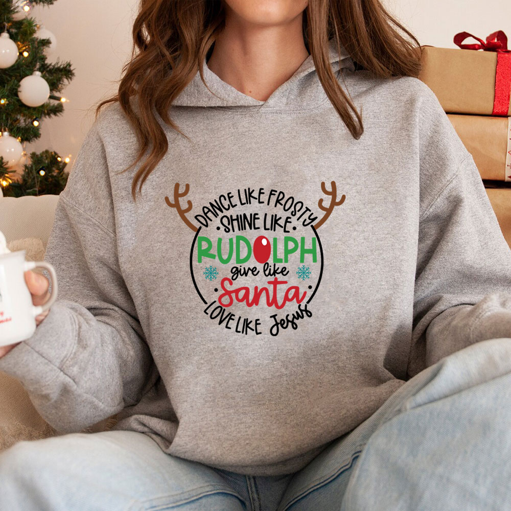 Love Like Jesus Christmas Hoodie