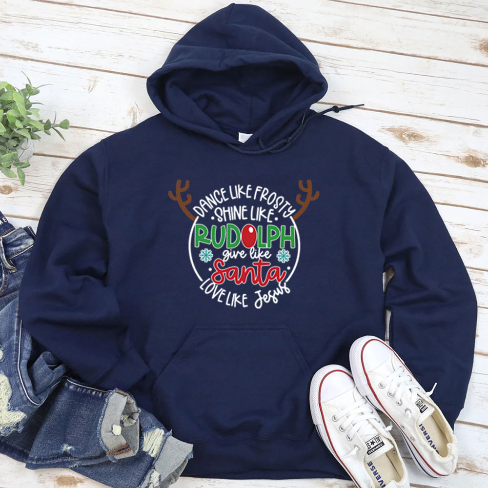 Love Like Jesus Christmas Hoodie
