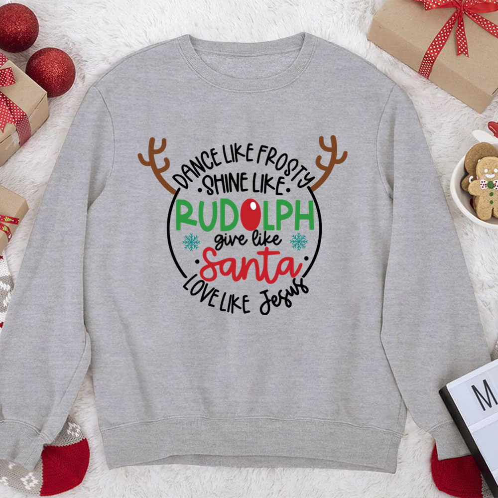 Love Like Jesus Christmas Sweatshirt
