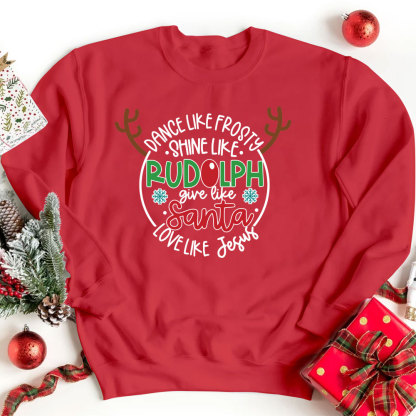 Love Like Jesus Christmas Sweatshirt