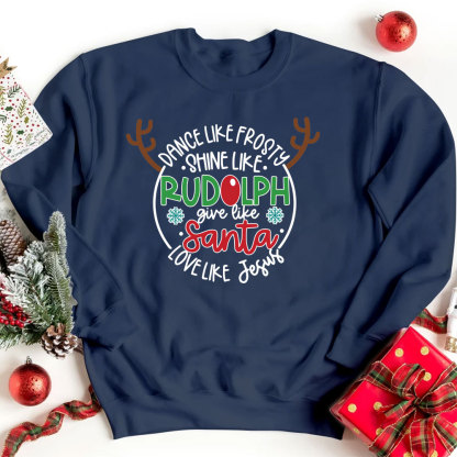Love Like Jesus Christmas Sweatshirt