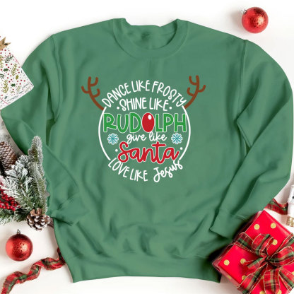 Love Like Jesus Christmas Sweatshirt