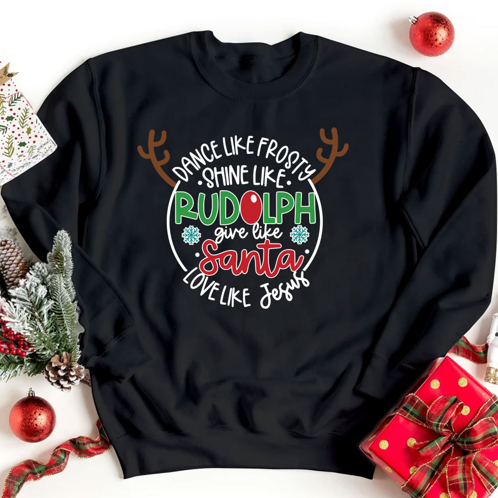 Love Like Jesus Christmas Sweatshirt