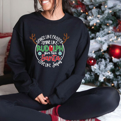 Love Like Jesus Christmas Sweatshirt