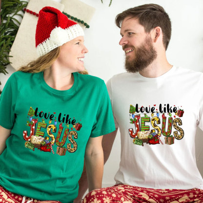Love Like Jesus Christmas T-Shirt