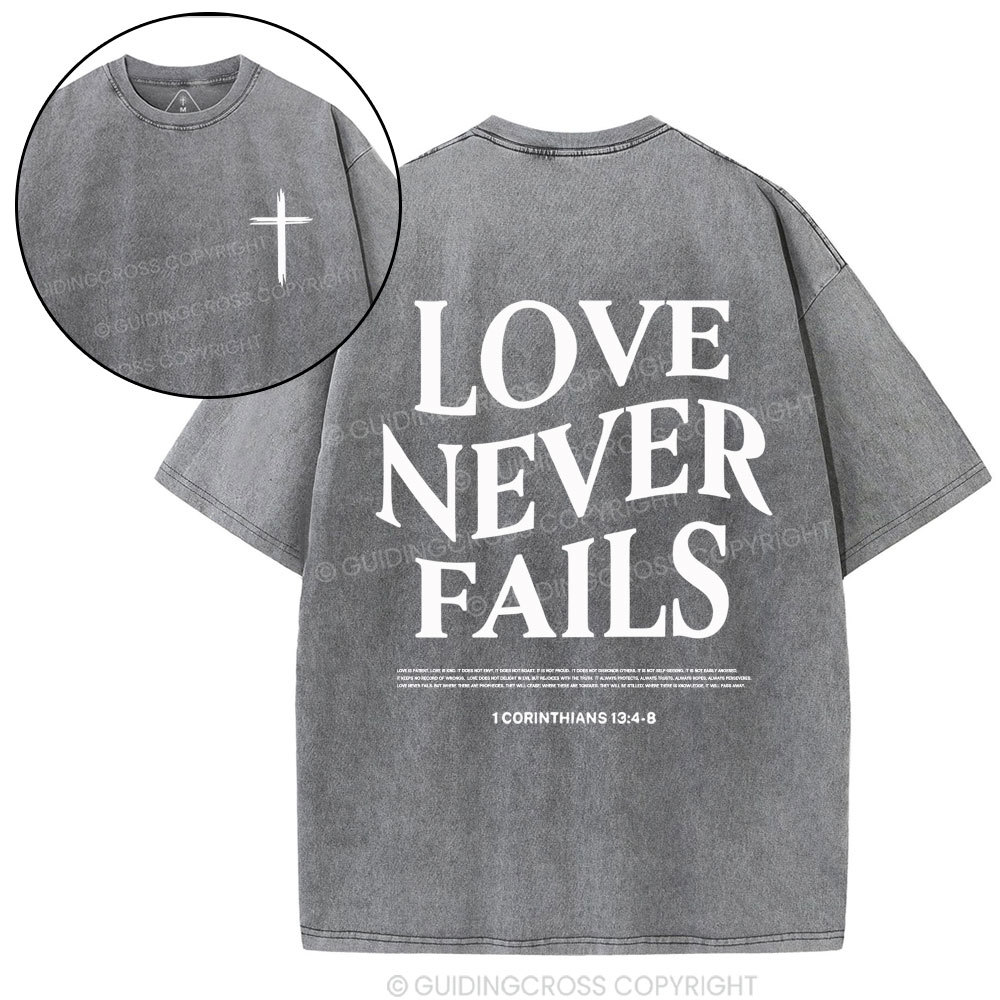 Double-sided sample washed T-Shirt Sale - GuidingCross