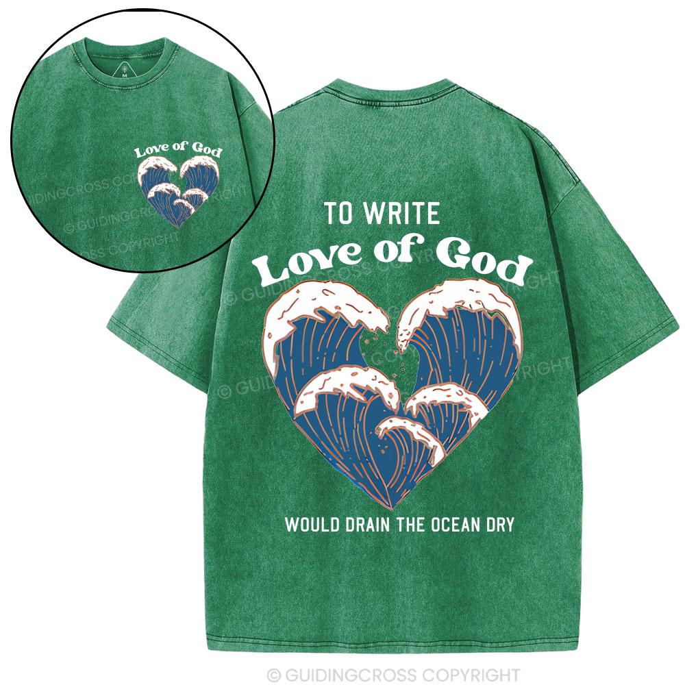 Love Of God Christian Washed T-Shirt