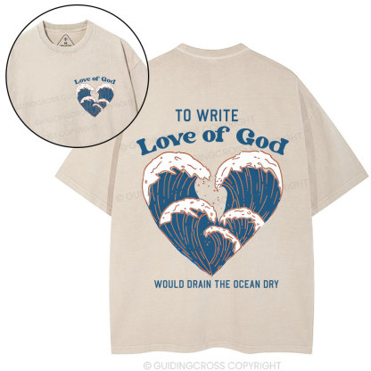 Love Of God Christian Washed T-Shirt