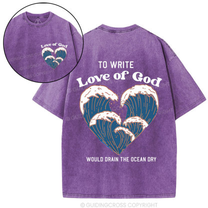 Love Of God Christian Washed T-Shirt
