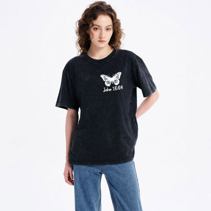 Love One Another As I Have Loved You Christian Washed T-Shirt