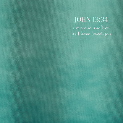 Love One Another As I Have Loved You Oversized All-Over Print Christian T-Shirt