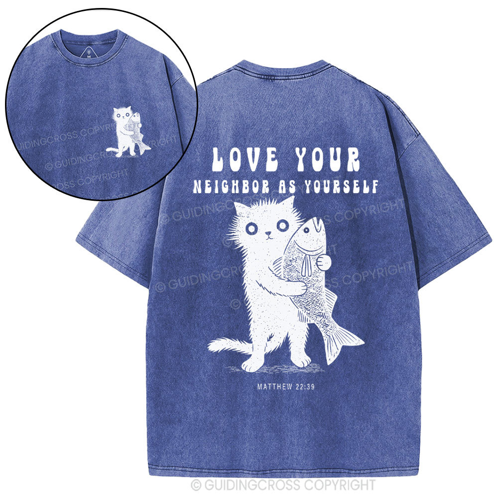 New-Sample Christian Washed T-Shirt Sale - GuidingCross