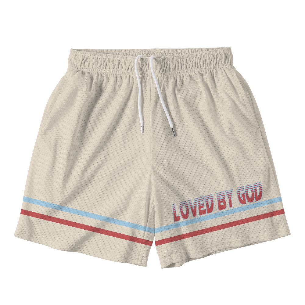 Loved By God Christian Mesh Shorts
